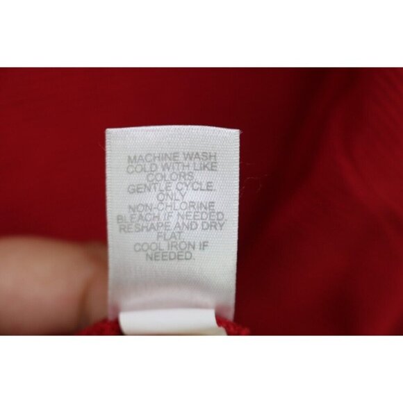 J.Jill Wearever Red Ribbed Long Sleeve Tunic Top-Size Medium - Picture 7 of 10